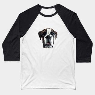 Boxer Cute Dog Baseball T-Shirt